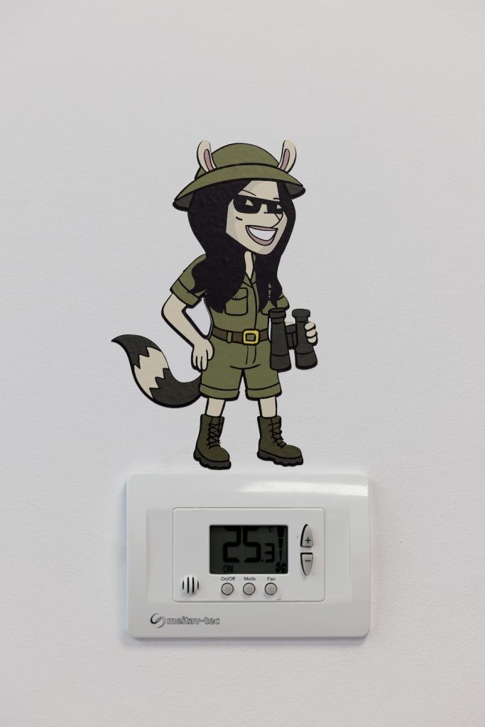 איך מעצבים חלל עבודה: עיצוב כפתור מזגן